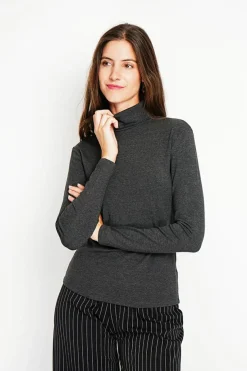 Femme Assuili Pulls^Sous-pull en Soie mélangée loup