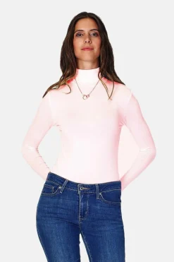 Femme Assuili Pulls^Sous-pull en Soie mélangée rose