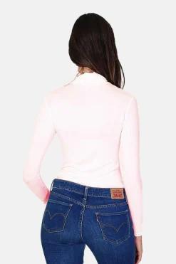 Femme Assuili Pulls^Sous-pull en Soie mélangée rose