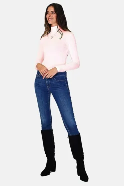 Femme Assuili Pulls^Sous-pull en Soie mélangée rose