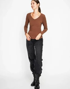 Sous-pull Marilyne marron-Assuili Online