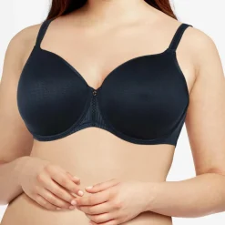 Femme Chantelle Lingerie, Nuit^Soutien-gorge Chic Esse bleu foncé