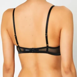 Femme Huit Lingerie, Nuit^Soutien-gorge avec armatures en Soie mélangée Captive noir