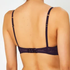 Soutien-gorge avec armatures en Soie mélangée Swing Time violet-Huit Hot