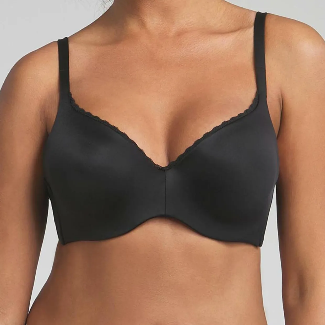 Femme Playtex Lingerie, Nuit^Soutien-gorge coque amovibles armatures 24H Soft Absolu noir