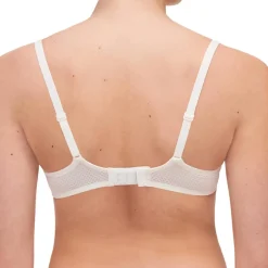 Femme Chantelle Lingerie, Nuit^Soutien-gorge Coque Corbeille Memory Fleurs ivoire/doré
