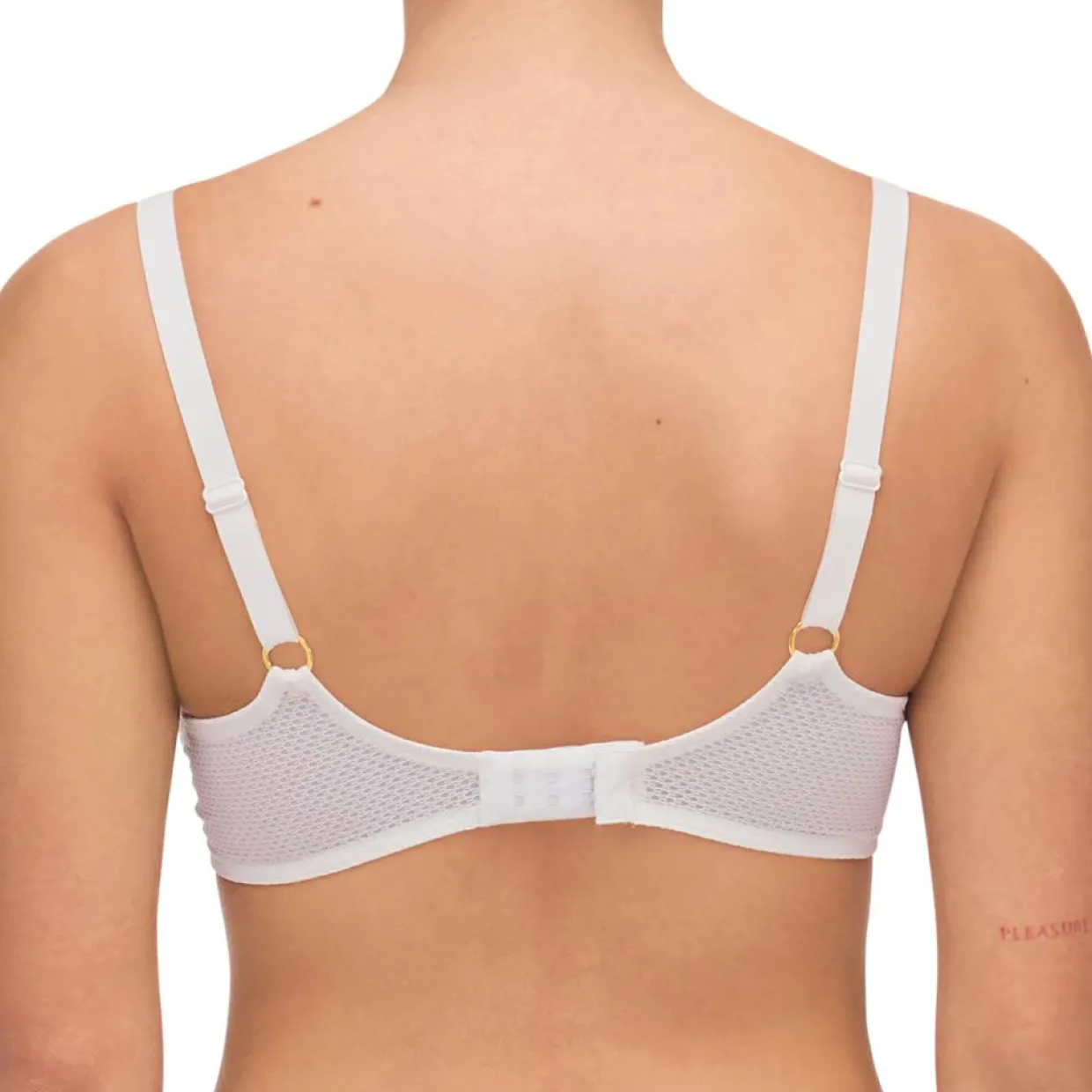 Soutien-gorge Coque Plongeant Fleurs ivoire/doré-Chantelle Sale