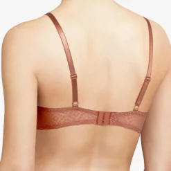Femme Chantelle Lingerie, Nuit^Soutien-gorge coques push-up avec mousse Réaumur rose canyon
