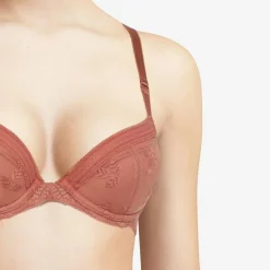 Femme Chantelle Lingerie, Nuit^Soutien-gorge coques push-up avec mousse Réaumur rose canyon