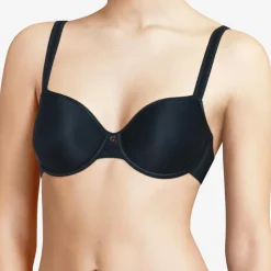 Femme Chantelle Lingerie, Nuit^Soutien-gorge corbeille Chic Esse bleu foncé