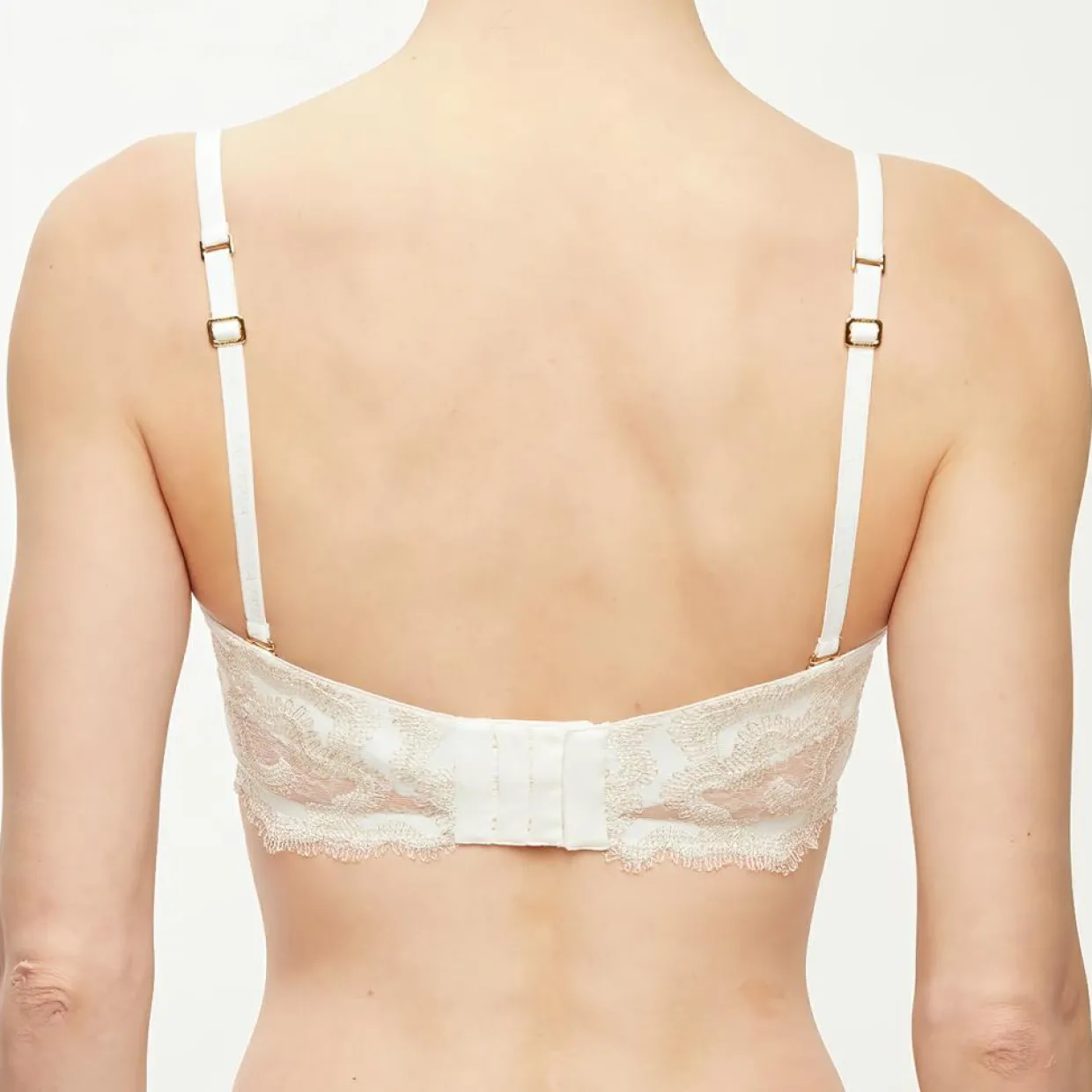 Femme La Perla Lingerie, Nuit^Soutien-gorge Crystal Forms blanc cassé