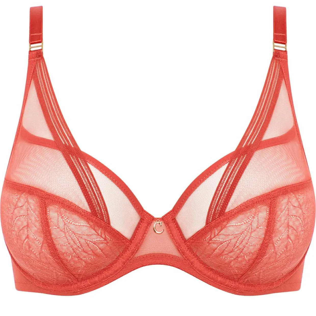 Soutien-gorge enveloppant Marceau orange thé épicé-Chantelle Hot