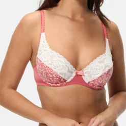 Femme Playtex Lingerie, Nuit^Soutien-gorge Flower Elegance motif à fleurs rose