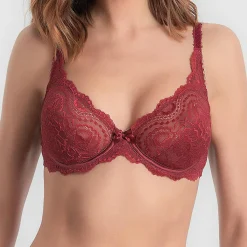 Soutien-Gorge Flower Elegance rouge carmin-Playtex Hot