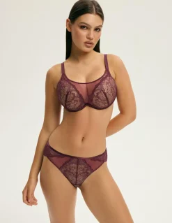 Femme Esotiq Lingerie, Nuit^Soutien-gorge K Crown Acajou