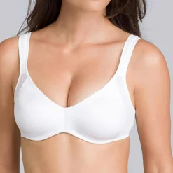 Femme Playtex Lingerie, Nuit^Soutien-gorge minimiseur Expert in Silouhette blanc