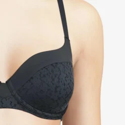 Soutien-gorge Norah en dentelle gris bleu-Femilet Clearance