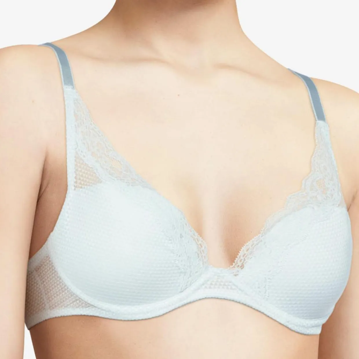 Soutien-gorge plongeant Brooklyn bleu clair-Passionata Hot