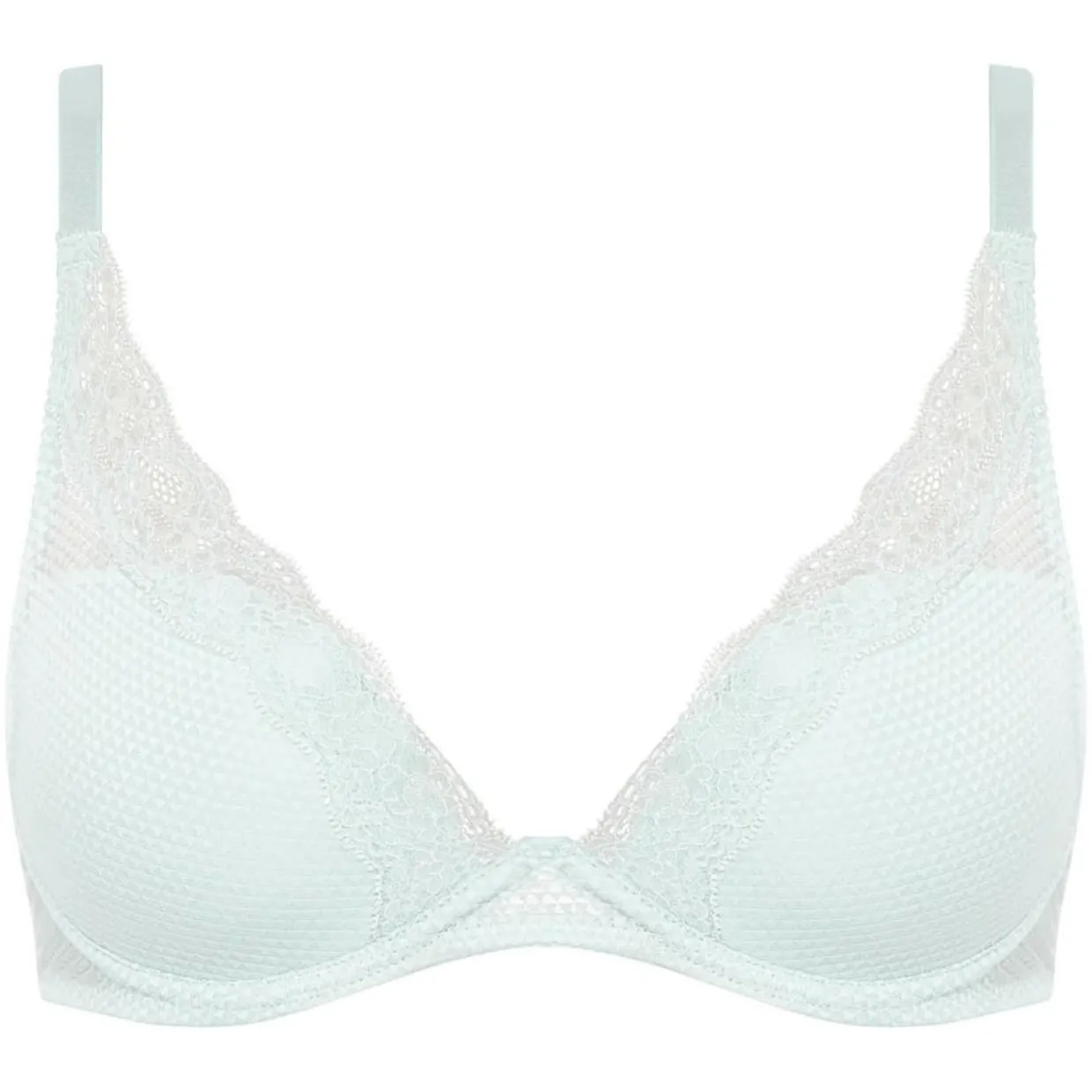 Soutien-gorge plongeant Brooklyn bleu clair-Passionata Hot