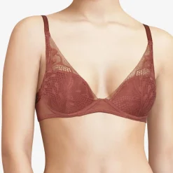 Femme Passionata Lingerie, Nuit^Soutien-gorge plongeant Thelma terracotta