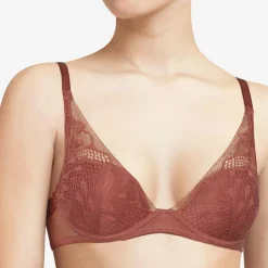 Femme Passionata Lingerie, Nuit^Soutien-gorge plongeant Thelma terracotta