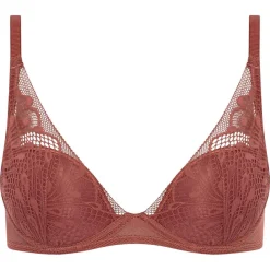 Femme Passionata Lingerie, Nuit^Soutien-gorge plongeant Thelma terracotta