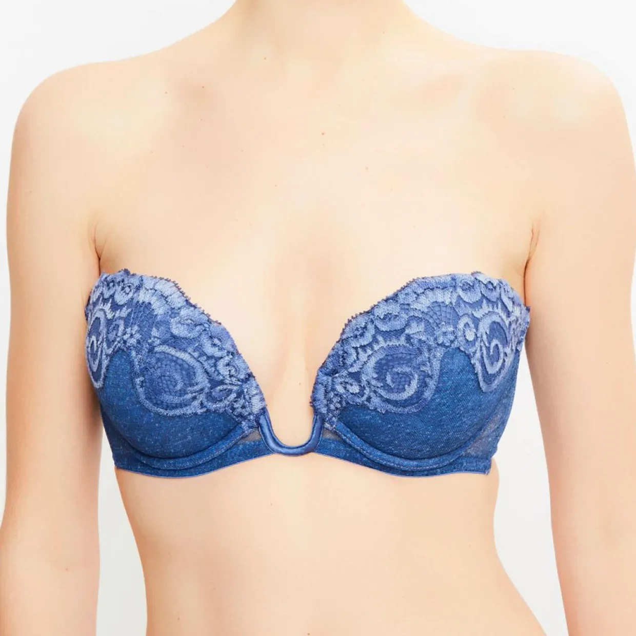 Femme La Perla Lingerie, Nuit^Soutien-gorge push-up Amethyst denim