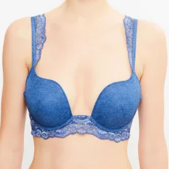 Soutien-gorge push-up amovible Amethyst denim-La Perla Clearance