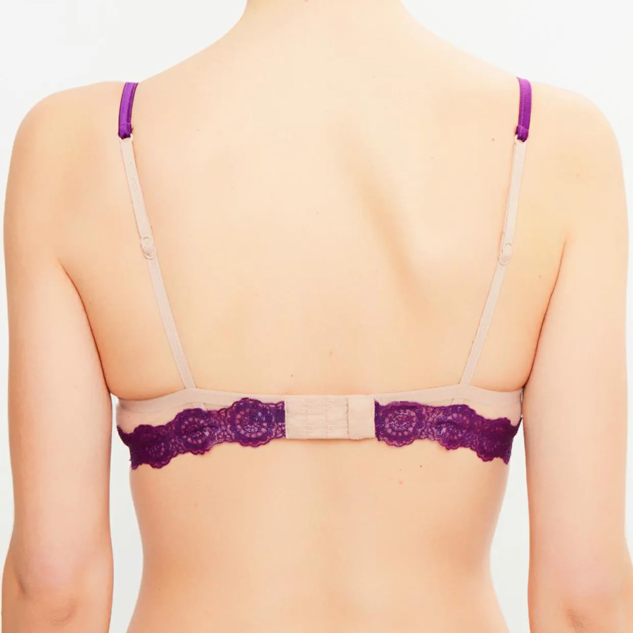 Soutien-gorge push-up sans armatures Moonstone violet-La Perla Sale