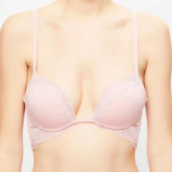 Femme La Perla Lingerie, Nuit^Soutien-gorge push-up sans armatures Garnet rose
