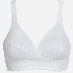 Femme Playtex Lingerie, Nuit^Soutien-gorge sans armatures Coeur Croisé Féminin blanc