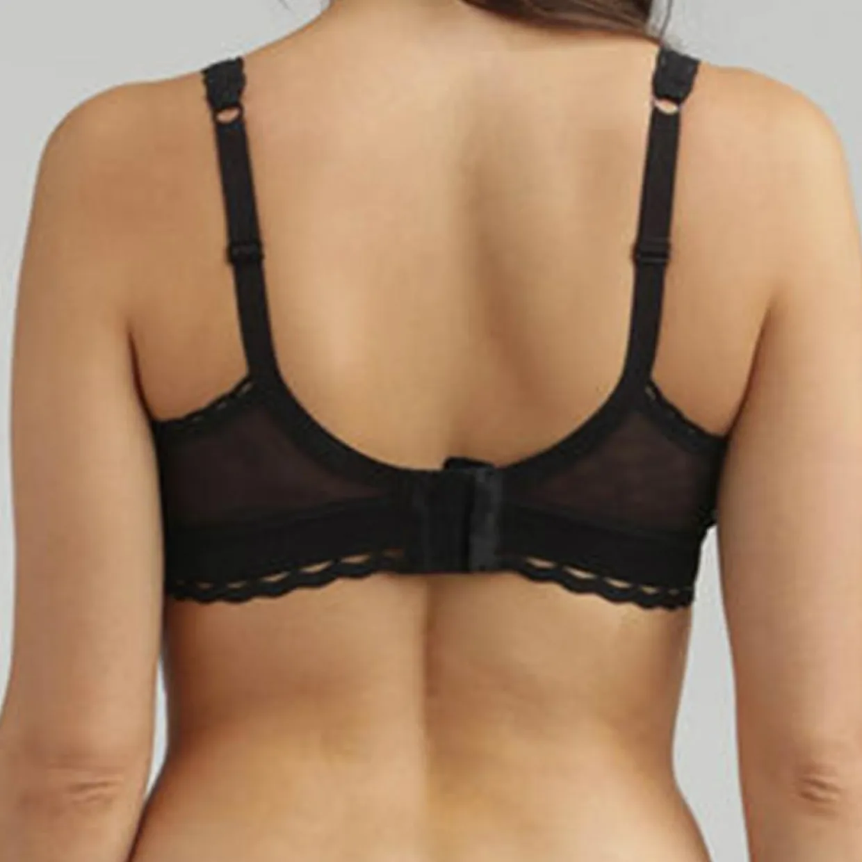 Femme Playtex Lingerie, Nuit^Soutien-gorge sans armatures Coeur Croisé Féminin noir