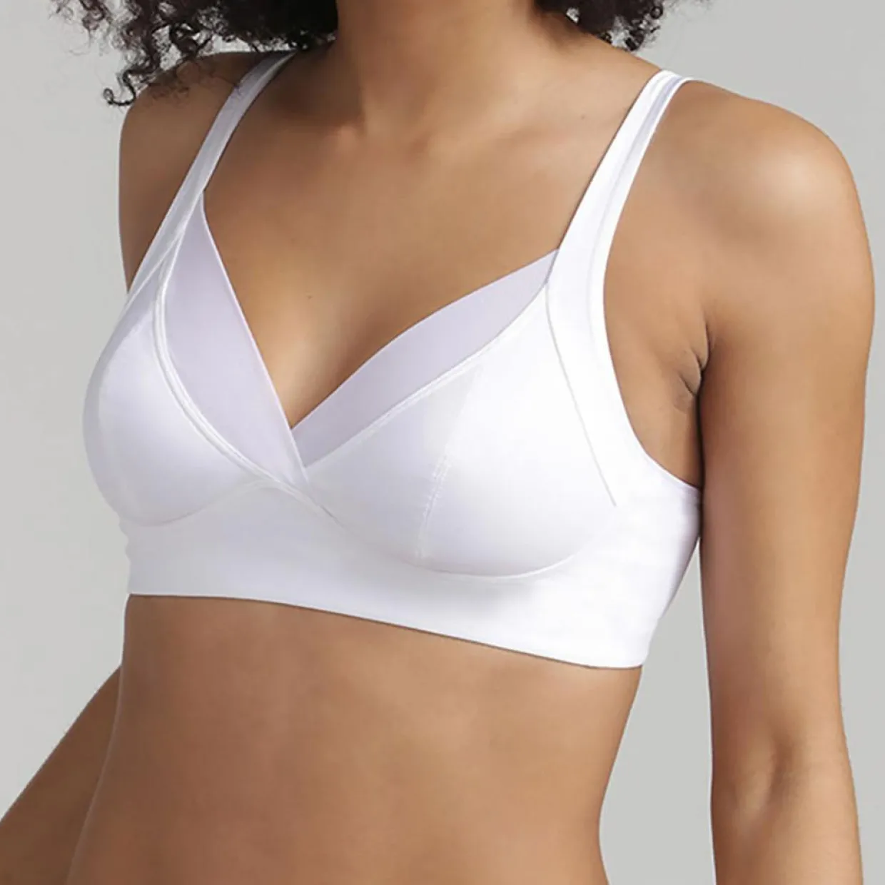 Soutien-gorge sans armatures Feel Good Support blanc-Playtex Discount