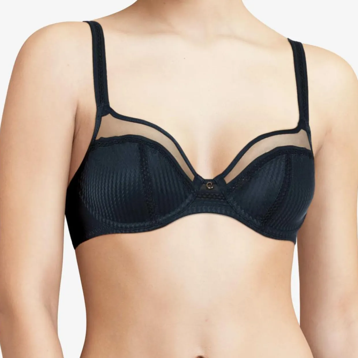 Femme Chantelle Lingerie, Nuit^Soutien-gorge soft Chic Esse bleu foncé