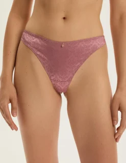 Femme Esotiq Lingerie, Nuit^String K Charm Rose Poudre