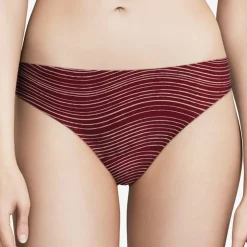 String Softstretch imprimé ondes framboise-Chantelle Online