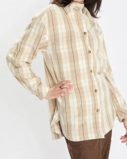 Surchemise à carreaux beige-Marc O'Polo Clearance