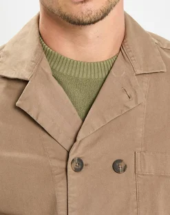 Surchemise Croisée Coton Organic camel-Marc O'Polo Discount