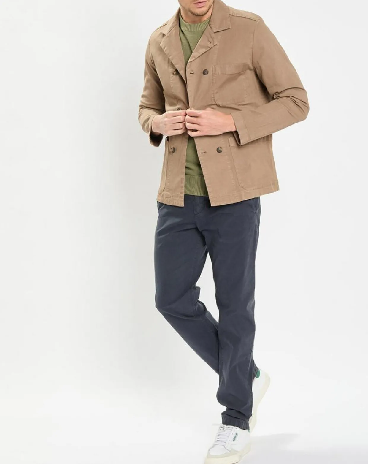 Surchemise Croisée Coton Organic camel-Marc O'Polo Discount