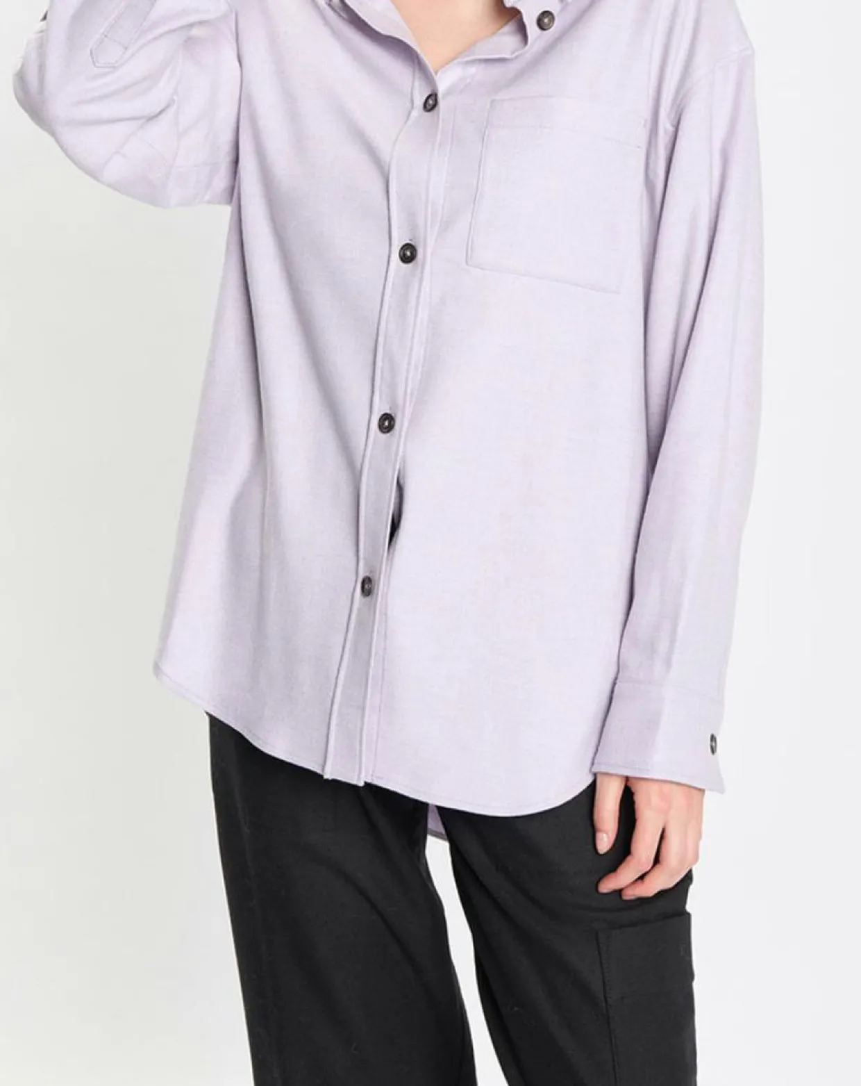 Surchemise en Laine mélangée violet clair-Marc O'Polo Outlet