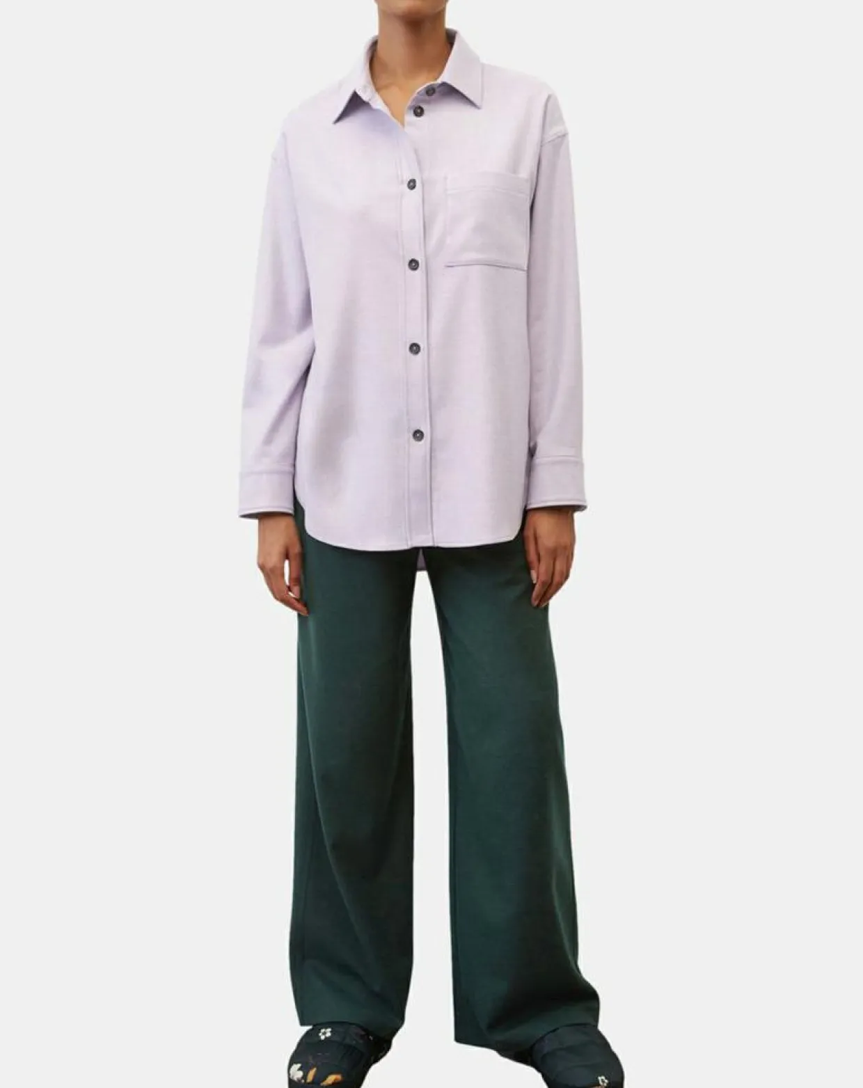 Surchemise en Laine mélangée violet clair-Marc O'Polo Outlet