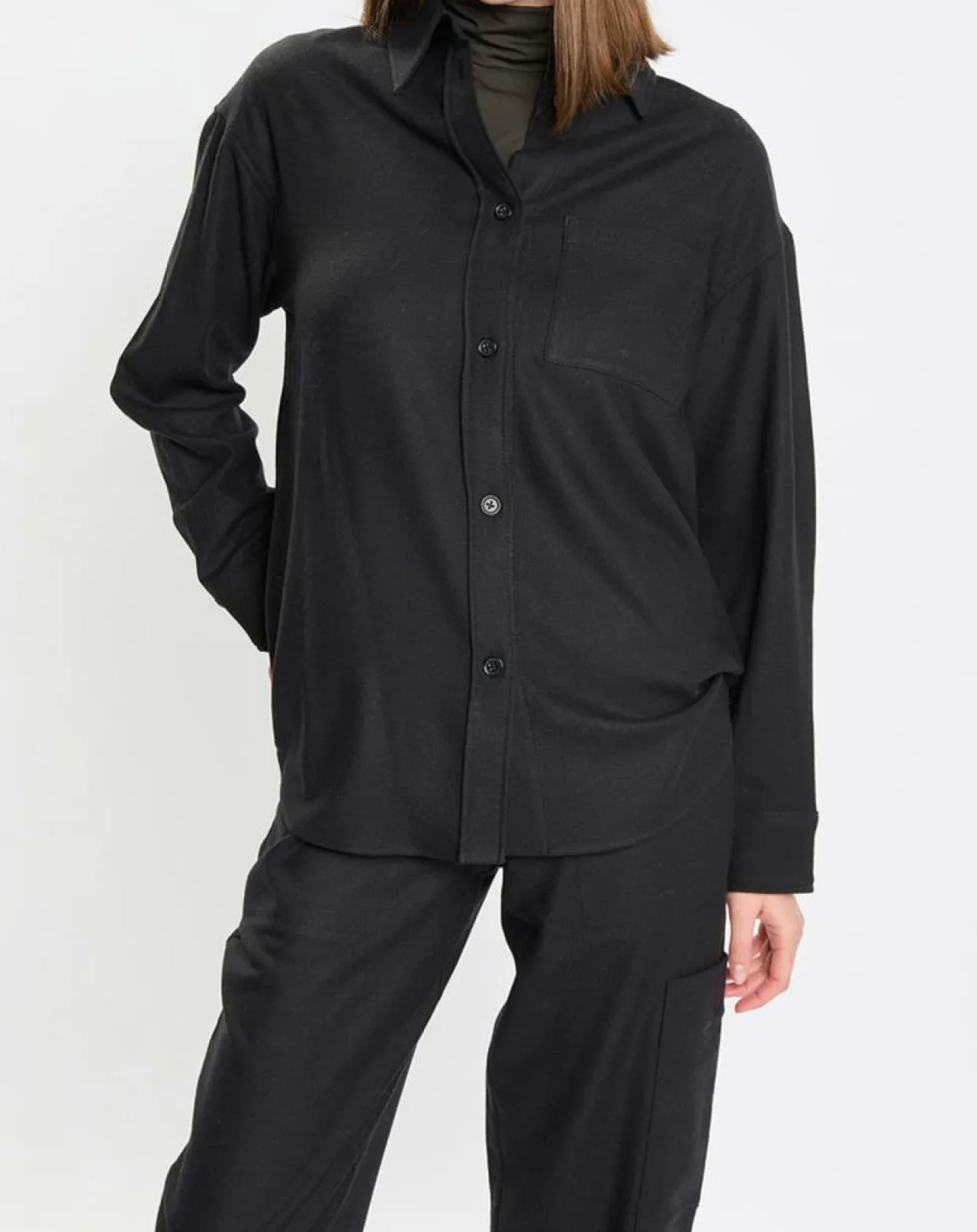 Surchemise en Laine mélangée noire-Marc O'Polo New