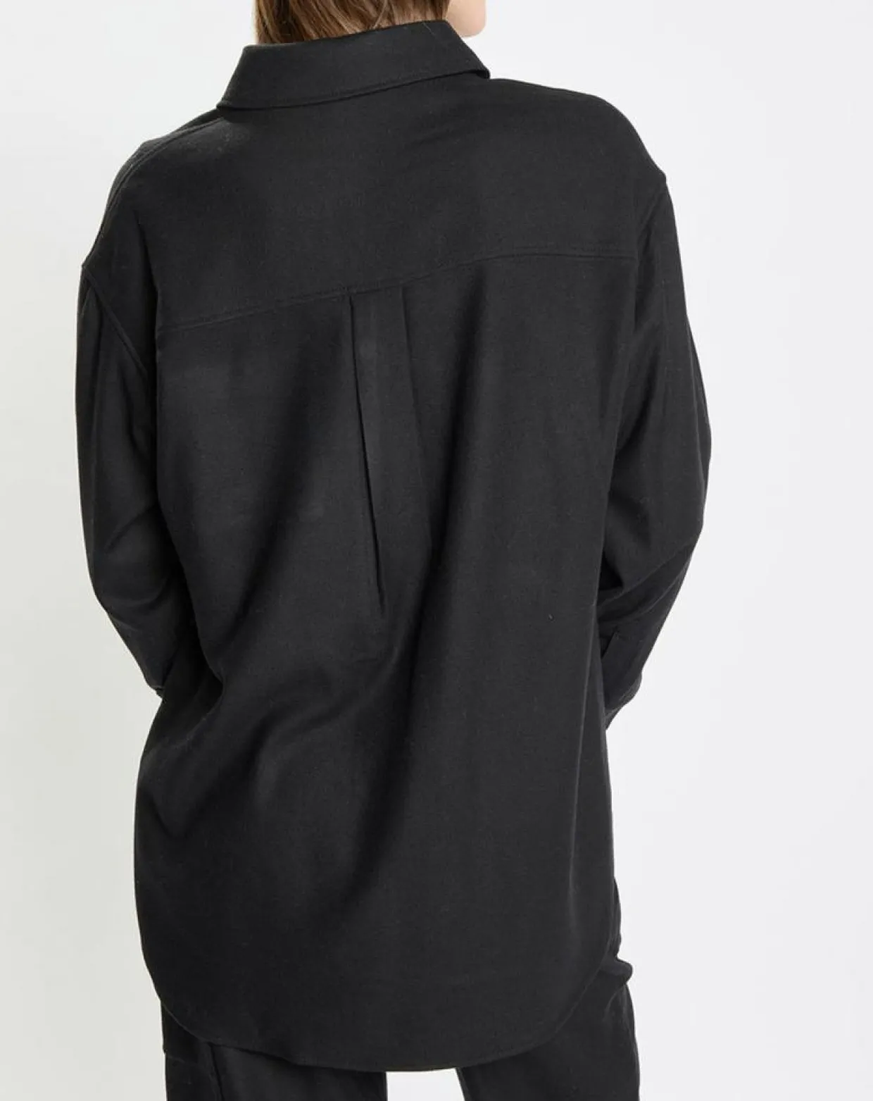 Surchemise en Laine mélangée noire-Marc O'Polo New