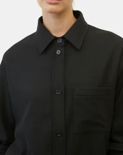 Surchemise en Laine mélangée noire-Marc O'Polo New