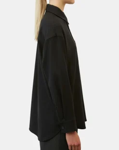 Surchemise en Laine mélangée noire-Marc O'Polo New