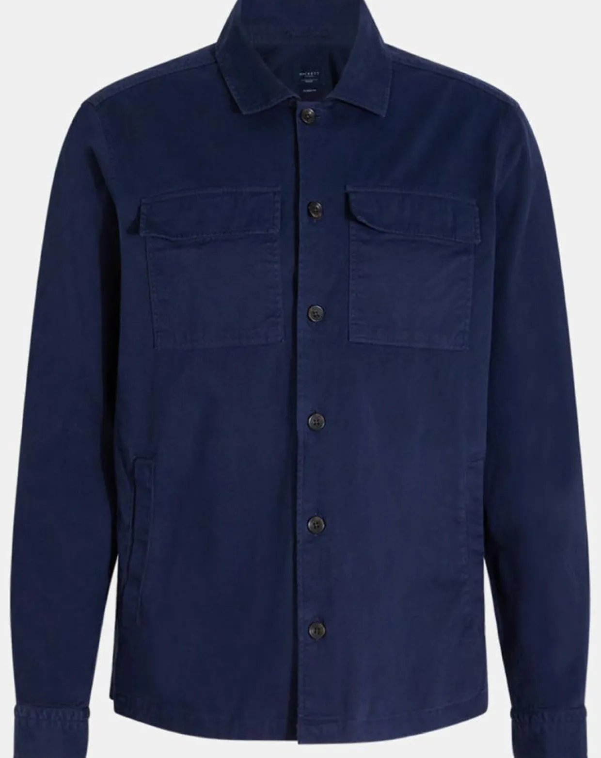 Surchemise en Twill Canvas bleu marine-Hackett London