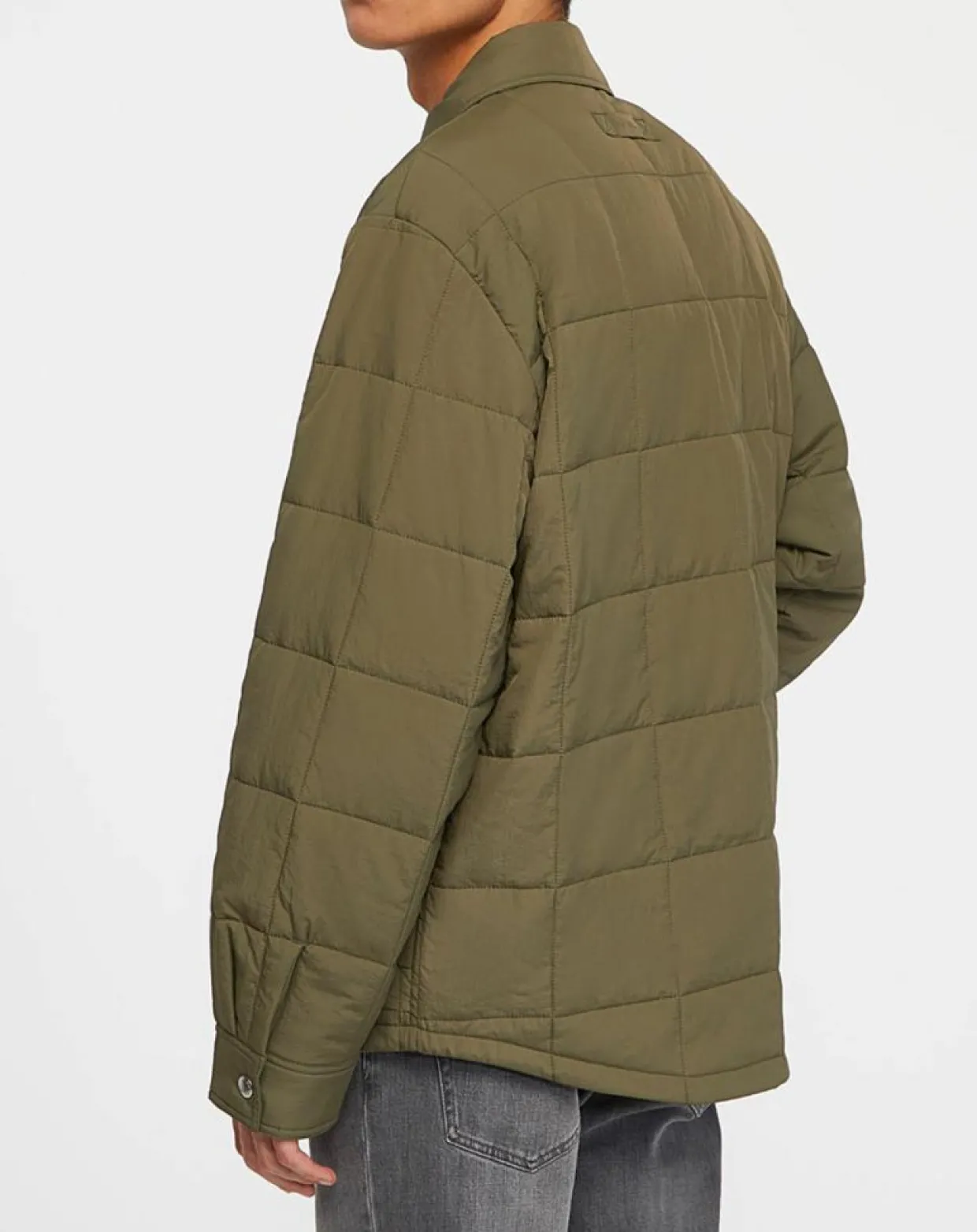 Homme Gant Vestes, Blousons^Surchemise matelassée kaki