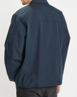 SurChemise Oversize Coton Organic bleu marine-Marc O'Polo New