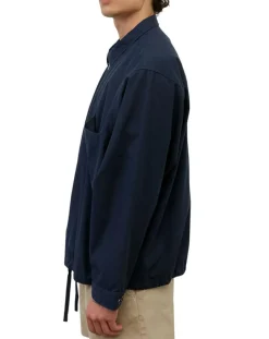 SurChemise Oversize Coton Organic bleu marine-Marc O'Polo New