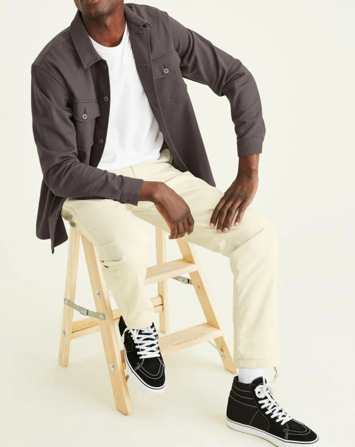 Homme Dockers Chemises^Surchemise Smart 360 Flex Relaxed prune foncé